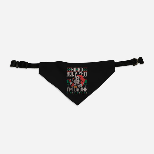 Ho Ho Holy Shit I'm Drunk-Dog-Adjustable-Pet Collar-eduely