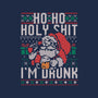 Ho Ho Holy Shit I'm Drunk-Unisex-Zip-Up-Sweatshirt-eduely