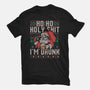 Ho Ho Holy Shit I'm Drunk-Youth-Basic-Tee-eduely