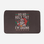 Ho Ho Holy Shit I'm Drunk-None-Memory Foam-Bath Mat-eduely