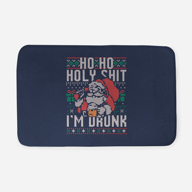 Ho Ho Holy Shit I'm Drunk-None-Memory Foam-Bath Mat-eduely