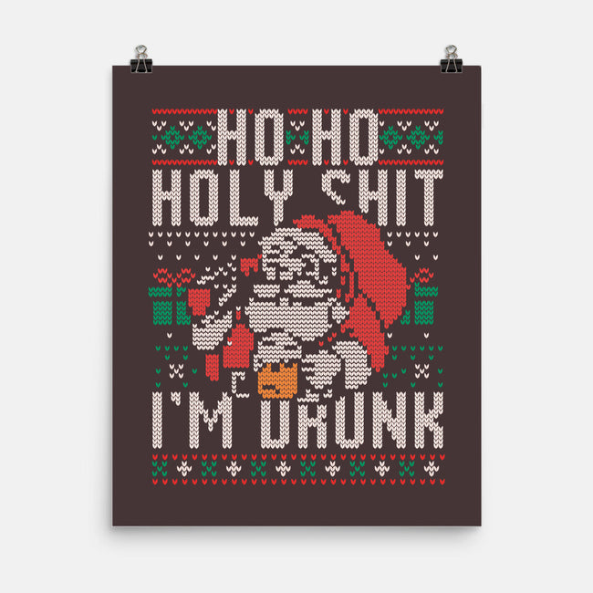 Ho Ho Holy Shit I'm Drunk-None-Matte-Poster-eduely