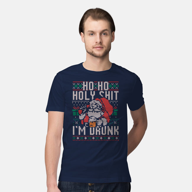 Ho Ho Holy Shit I'm Drunk-Mens-Premium-Tee-eduely