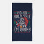 Ho Ho Holy Shit I'm Drunk-None-Beach-Towel-eduely