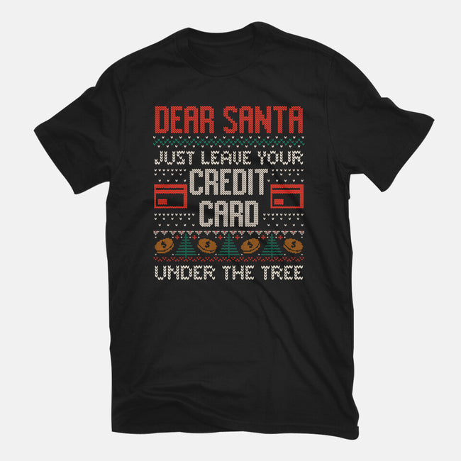 Just Leave Your Credit Card-Youth-Basic-Tee-eduely