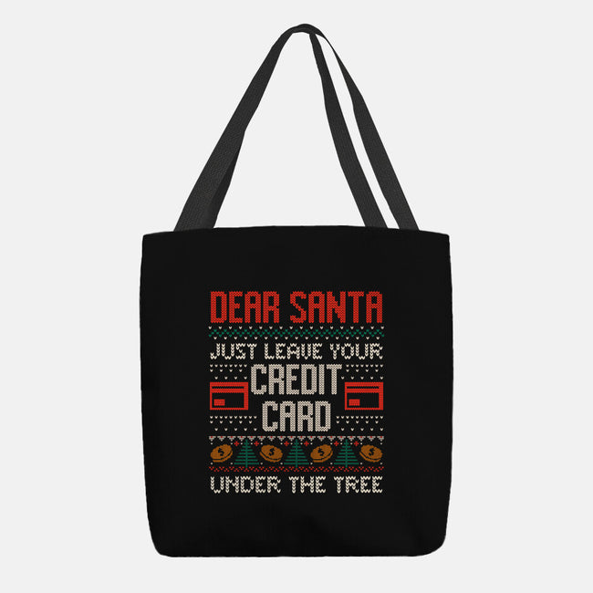 Just Leave Your Credit Card-None-Basic Tote-Bag-eduely