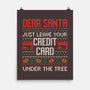 Just Leave Your Credit Card-None-Matte-Poster-eduely