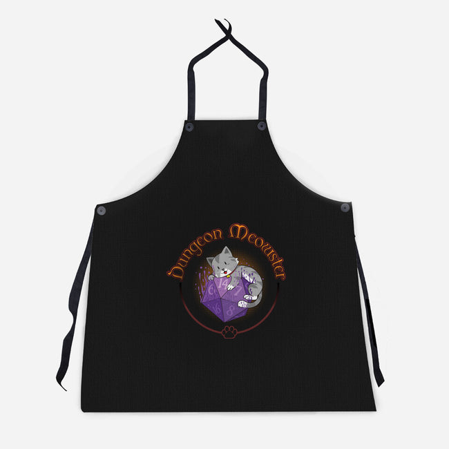 Dungeon Meowster-Unisex-Kitchen-Apron-Kladenko