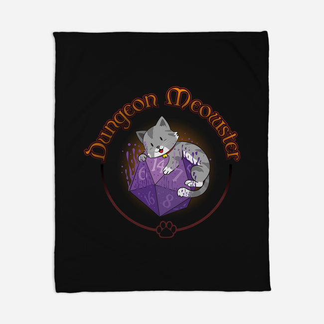 Dungeon Meowster-None-Fleece-Blanket-Kladenko