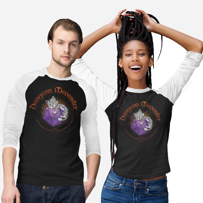 Dungeon Meowster-Unisex-Baseball-Tee-Kladenko