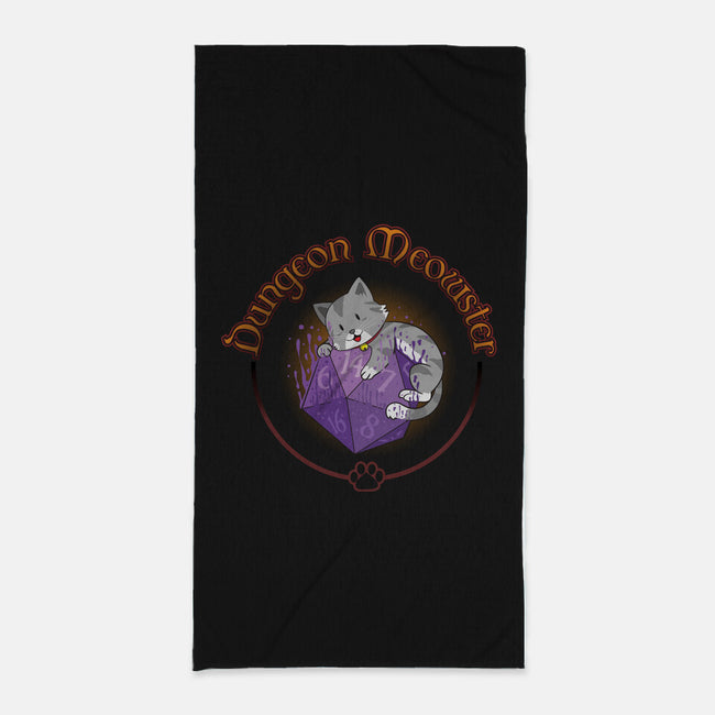 Dungeon Meowster-None-Beach-Towel-Kladenko