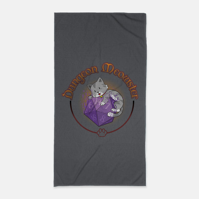 Dungeon Meowster-None-Beach-Towel-Kladenko