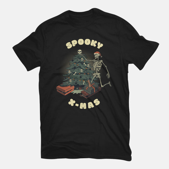 Spooky Xmas-Womens-Basic-Tee-Claudia