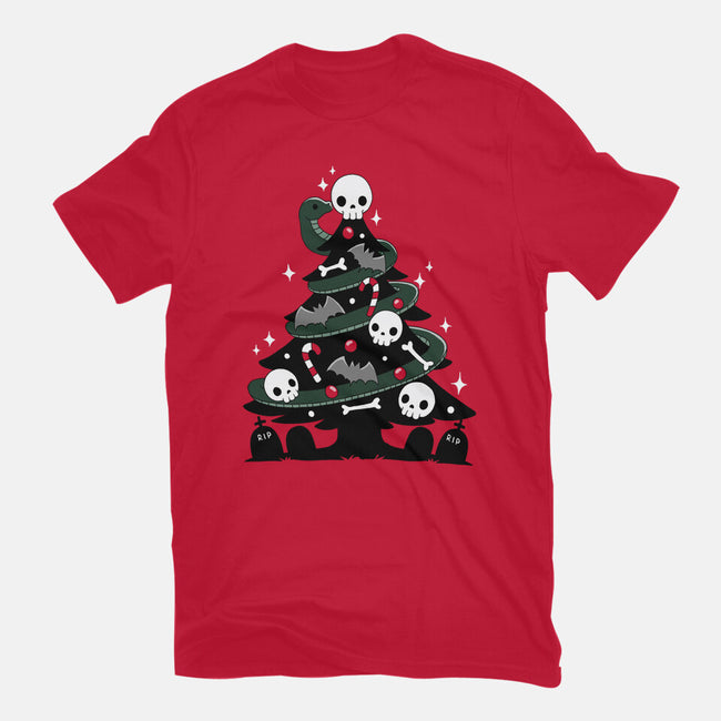 Creepy Christmas Tree-Mens-Premium-Tee-Vallina84