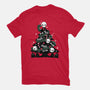 Creepy Christmas Tree-Youth-Basic-Tee-Vallina84