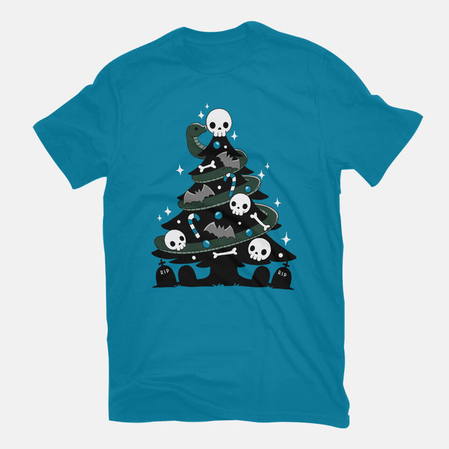 Creepy Christmas Tree-Womens-Fitted-Tee-Vallina84