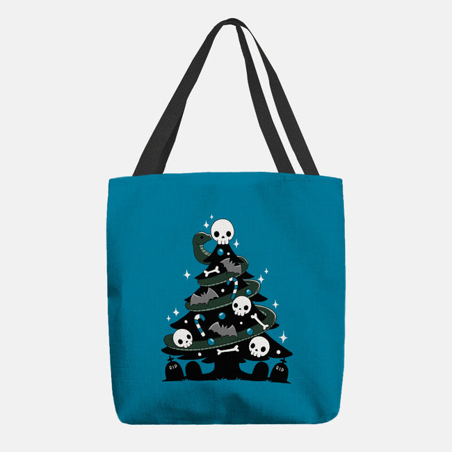 Creepy Christmas Tree-None-Basic Tote-Bag-Vallina84