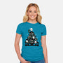 Creepy Christmas Tree-Womens-Fitted-Tee-Vallina84