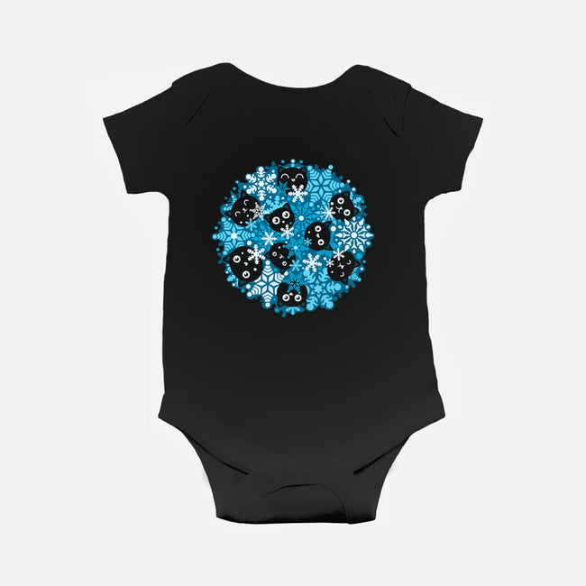 Winter Kittens-Baby-Basic-Onesie-erion_designs