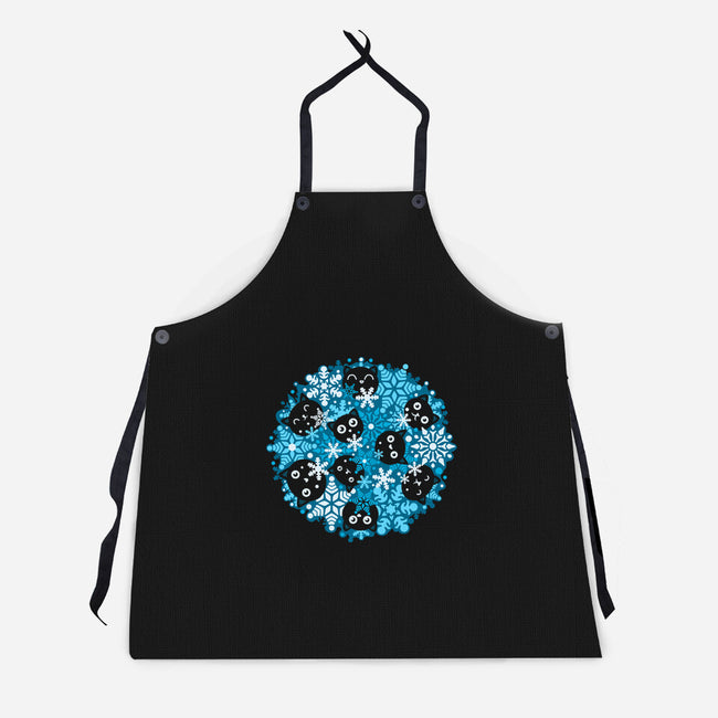 Winter Kittens-Unisex-Kitchen-Apron-erion_designs