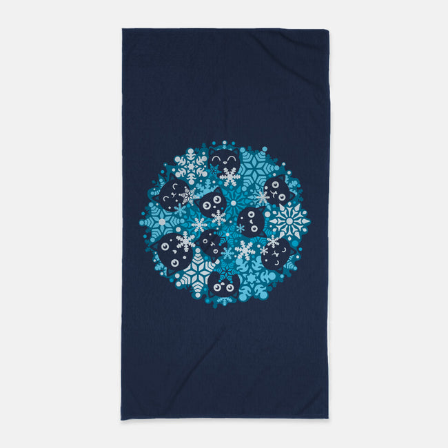 Winter Kittens-None-Beach-Towel-erion_designs