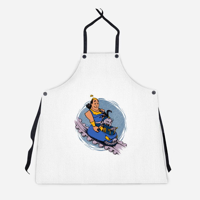 Emperor New Rollercoaster-Unisex-Kitchen-Apron-Studio Mootant