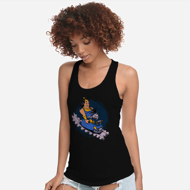 Emperor New Rollercoaster-Womens-Racerback-Tank-Studio Mootant