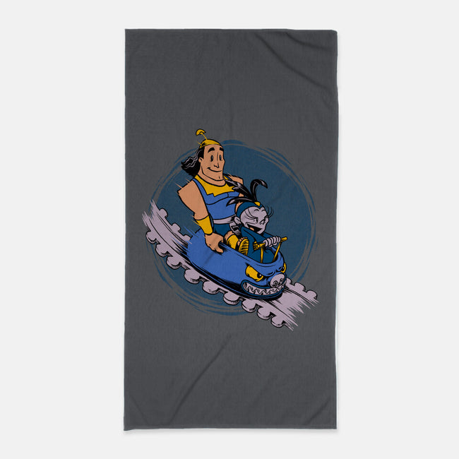 Emperor New Rollercoaster-None-Beach-Towel-Studio Mootant