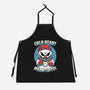 Snowman Evil Coffee-Unisex-Kitchen-Apron-Studio Mootant