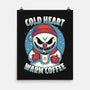 Snowman Evil Coffee-None-Matte-Poster-Studio Mootant