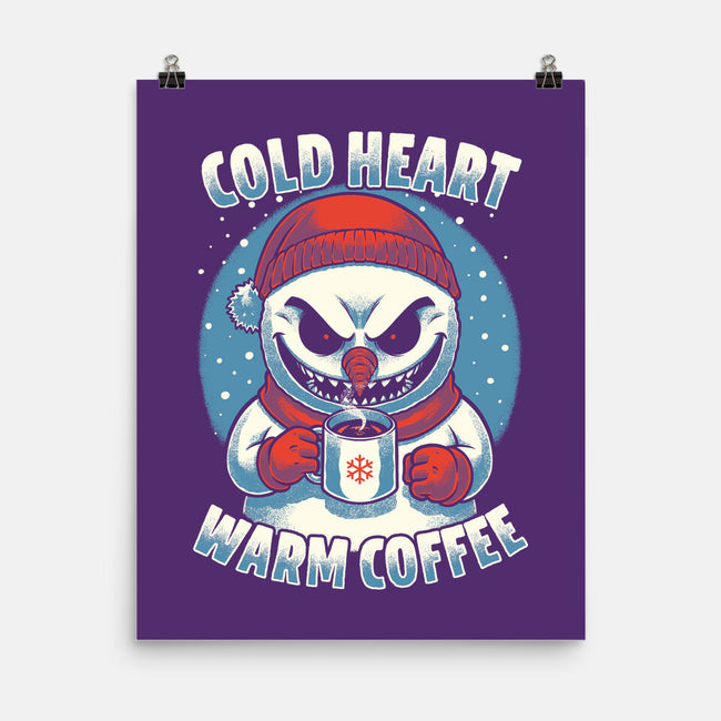 Snowman Evil Coffee-None-Matte-Poster-Studio Mootant