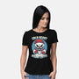 Snowman Evil Coffee-Womens-Basic-Tee-Studio Mootant