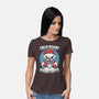 Snowman Evil Coffee-Womens-Basic-Tee-Studio Mootant