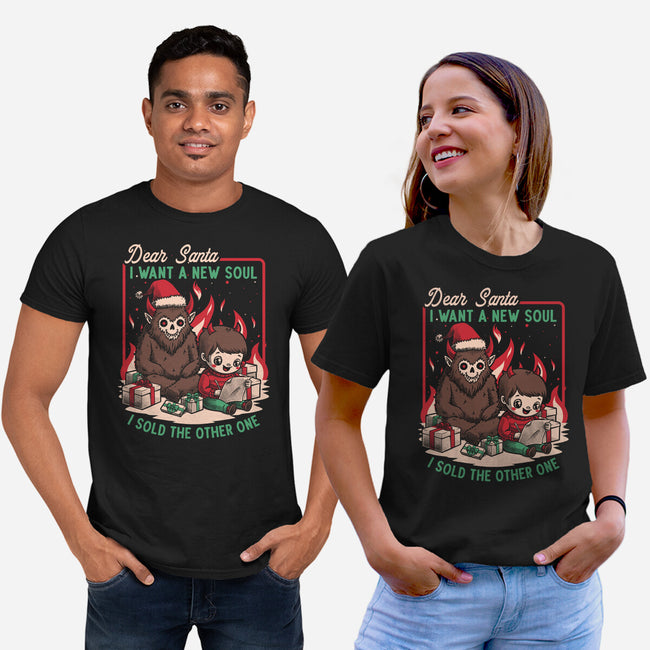 Christmas Demon Pact-Unisex-Basic-Tee-Studio Mootant