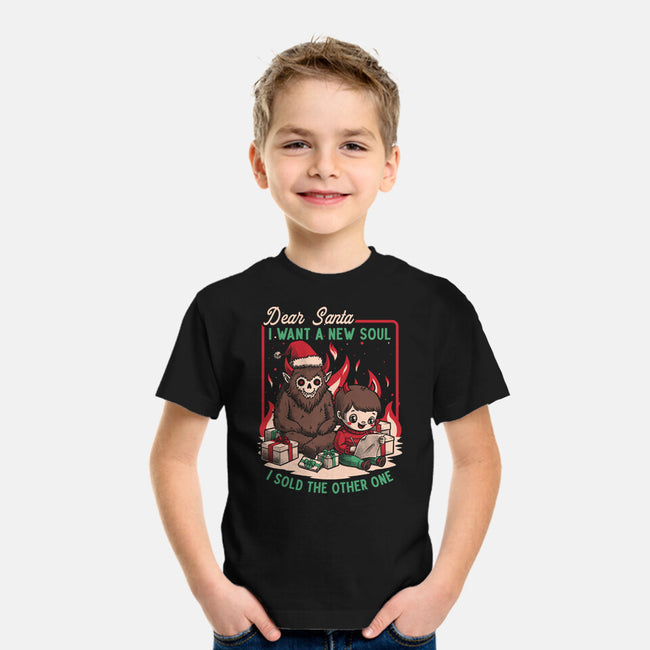 Christmas Demon Pact-Youth-Basic-Tee-Studio Mootant