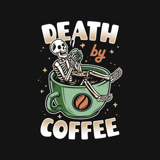 Death By Coffee-Womens-Off Shoulder-Tee-Olipop