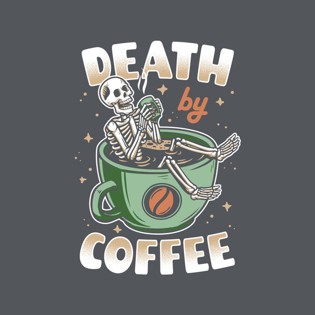 Death By Coffee-None-Glossy-Sticker-Olipop