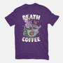 Death By Coffee-Womens-Basic-Tee-Olipop