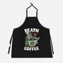 Death By Coffee-Unisex-Kitchen-Apron-Olipop