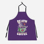 Death By Coffee-Unisex-Kitchen-Apron-Olipop