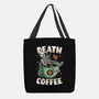 Death By Coffee-None-Basic Tote-Bag-Olipop