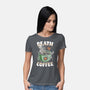 Death By Coffee-Womens-Basic-Tee-Olipop