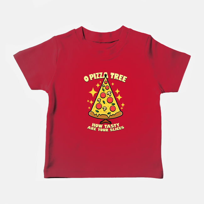 O Pizza Tree-Baby-Basic-Tee-Boggs Nicolas