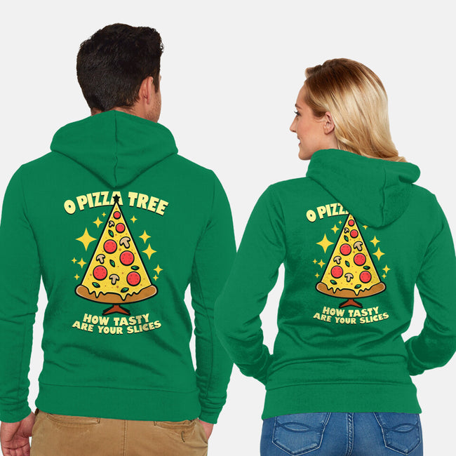 O Pizza Tree-Unisex-Zip-Up-Sweatshirt-Boggs Nicolas