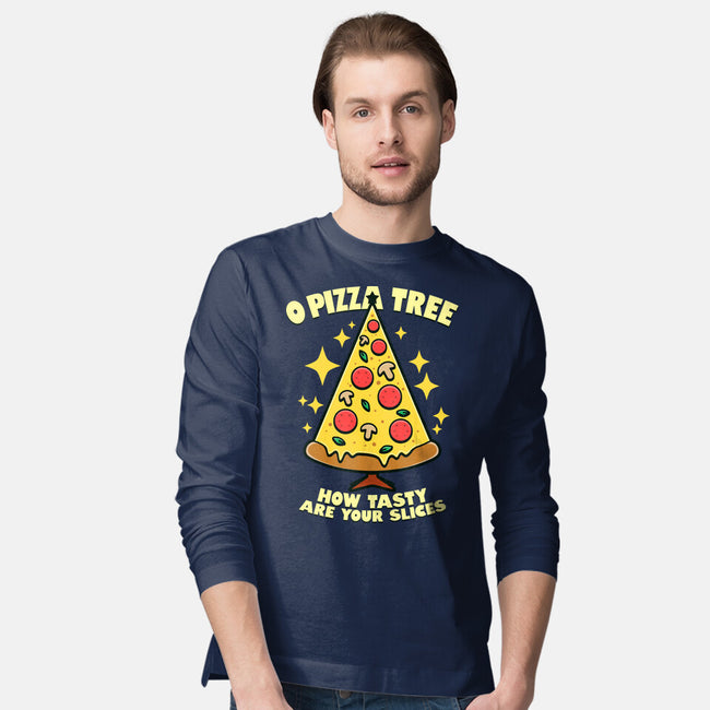 O Pizza Tree-Mens-Long Sleeved-Tee-Boggs Nicolas