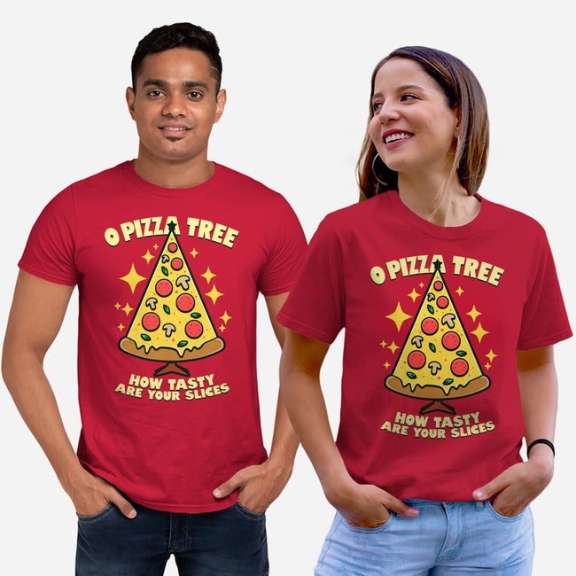 O Pizza Tree-Unisex-Basic-Tee-Boggs Nicolas