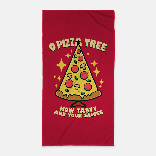 O Pizza Tree-None-Beach-Towel-Boggs Nicolas