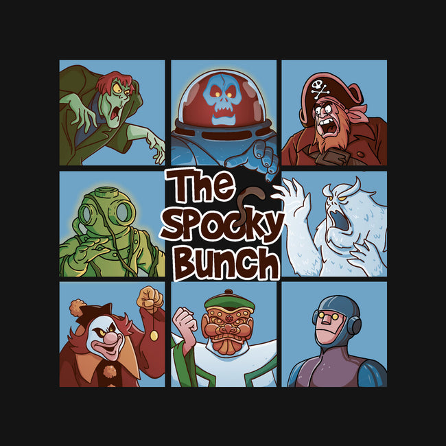 Spooky Bunch-None-Fleece-Blanket-Skullpy