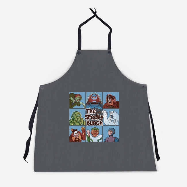 Spooky Bunch-Unisex-Kitchen-Apron-Skullpy