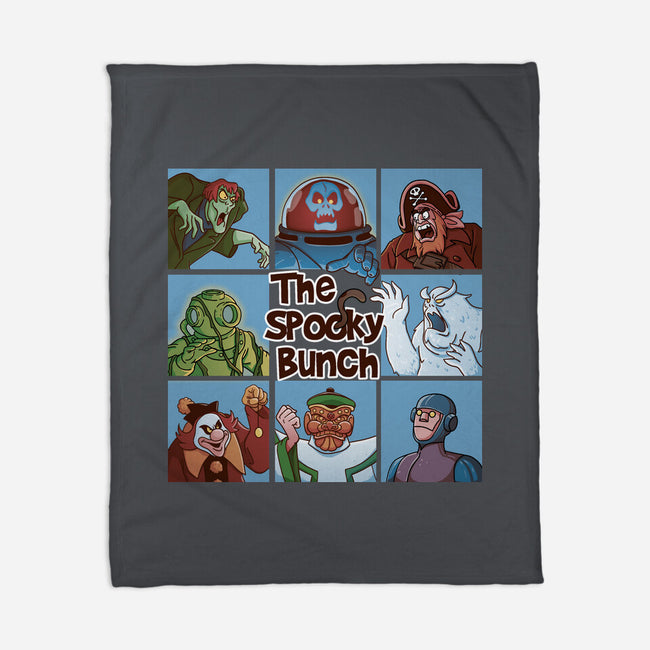 Spooky Bunch-None-Fleece-Blanket-Skullpy